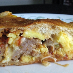 Breakfast Stromboli