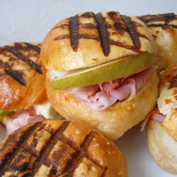 Ham and Pear Panini Sandwiches