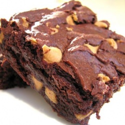 Cocoa Brownies w/ Peanut Butter Chips