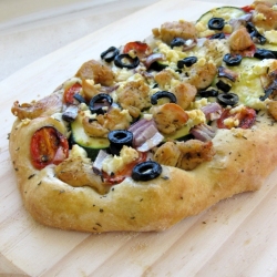 Greek Chicken Pizza