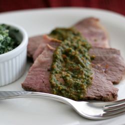 Beef Roast with Parsley Sauce