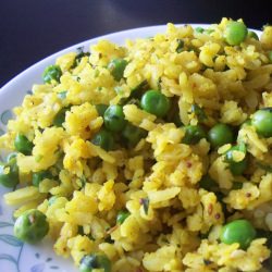 Beaten Rice Peas Pilaf