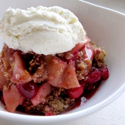 Apple Cranberry Orange Crisp