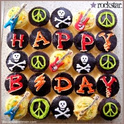 Rockstar Cupcakes