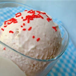 No Churn Pomegranate Ice Cream