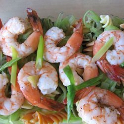 Fusili with Shrimps and Celery