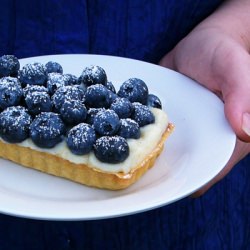 Blueberry and Vanilla Custard Tart