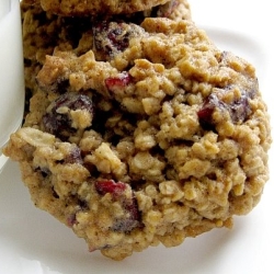 Apple Cranberry Oatmeal Cookies