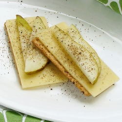 Pear and Cheese Snack