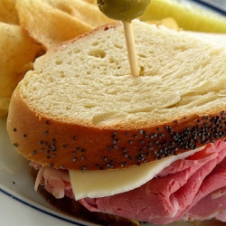 Corned Beef on Challah