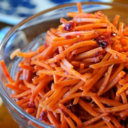 Roasted Carrots with Fresh Cranberries