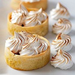 Pumpkin Meringue Tartelettes