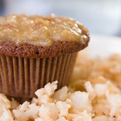 German Chocolate Cupcakes