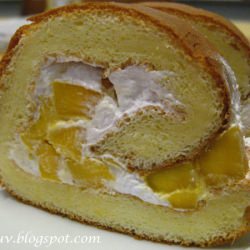 Mango Swiss Roll