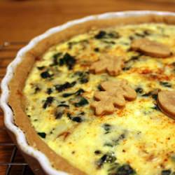 Caramelized Onion & Spinach Quiche