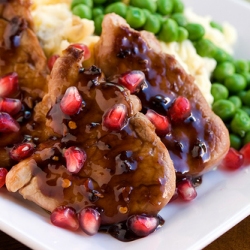 Pomegranate Ginger Pork Tenderloin