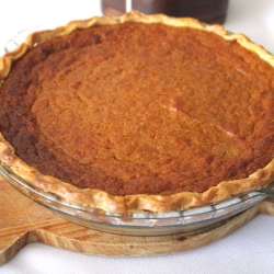 Sweet Potato Pie w Molasses & Rum