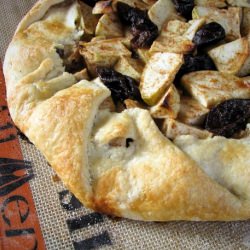 A Rustic Apple and Prune Tart