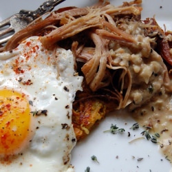 Turkey Confit Sweet Potato Latke