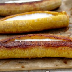 Platanos Asados or Baked Plantains