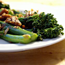 Broccolini with Pecan Brown Butter