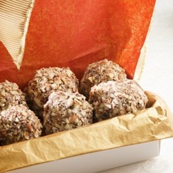 Nutty Chocolate Rum Truffles