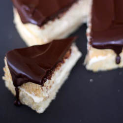 “Red Hot” Boston Cream Pie