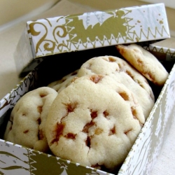 Toffee Shortbread Cookies