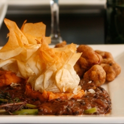 Lentils in Mushroom-Zinfandel Sauce