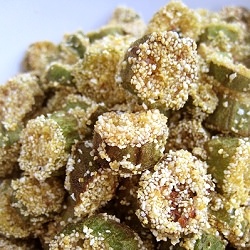 Cornmeal-Crusted Okra