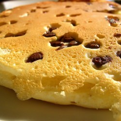 Puffy Chocolate Chip Pancakes