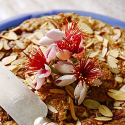 Rhubarb Almond Cake