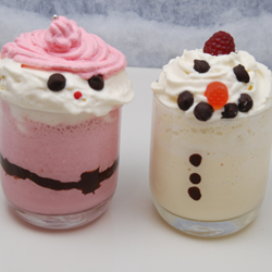 Santa and Snowman Milkshakes