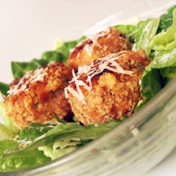 Chicken Caesar Salad Meatballs