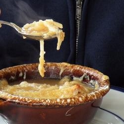 French Onion Cider Soup