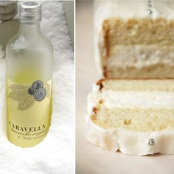 Limoncello Snow Cake