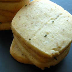 Rosemary Walnut Butter Cookies