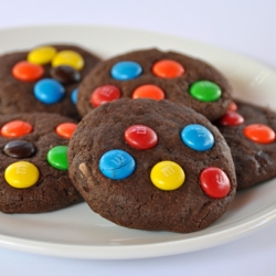 M&M Chocolate cookies