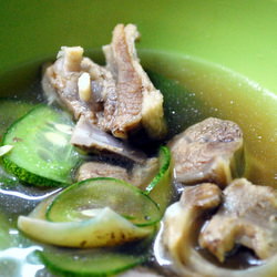 Cucumber Mutton Soup