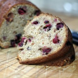 Spiced Cranberry Bundt Cake