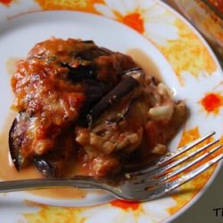 Brinjal Tomato Gratin