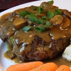 Salsbury Steak with Mushroom Gravy