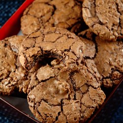 Chocolate Toffee Cookies with Toast