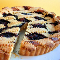 Ricotta Tart with Fruit Preserves