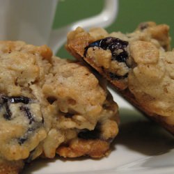 Chocolate Cherry Oatmeal Cookies