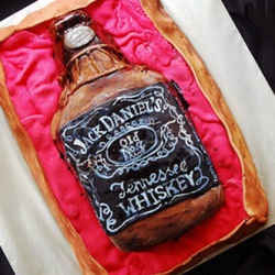 Jack Daniels Replica Cake