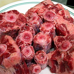 Oxtails Ready to be Braised