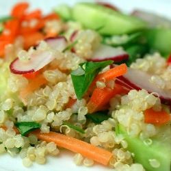 Quinoa Salad with Lemon Vinaigrette