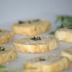 Pecorino & Herb Shortbread Crackers