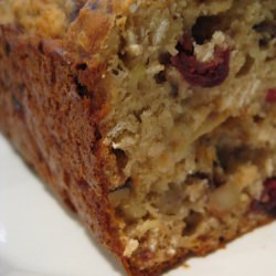 Banana Cranberry Oatmeal Bread